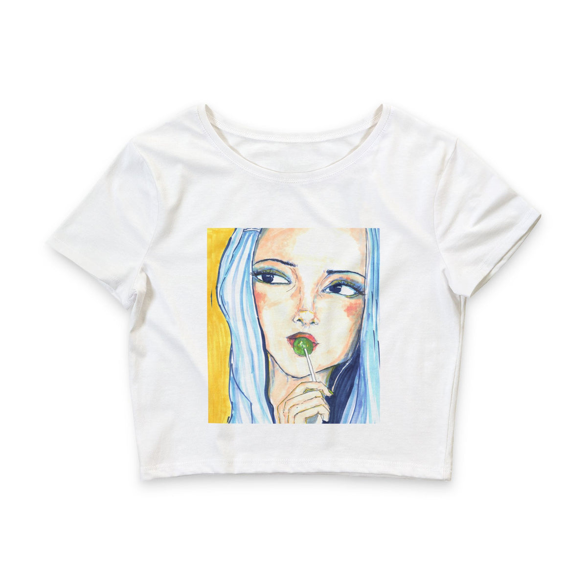 Ella Woods crop T shirt color