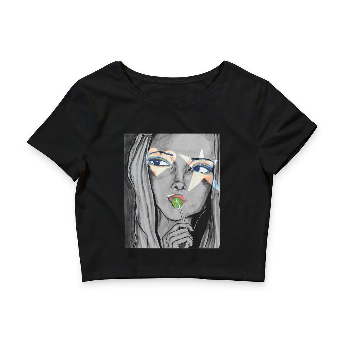Ella Woods crop t shirt shapes