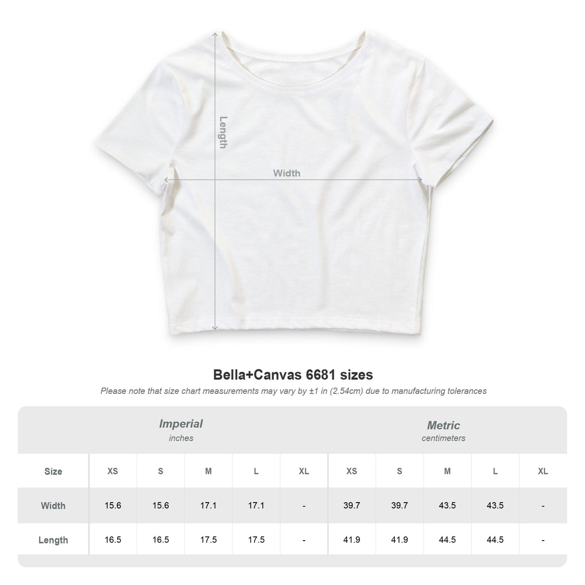 Ella Woods crop t shirt shapes