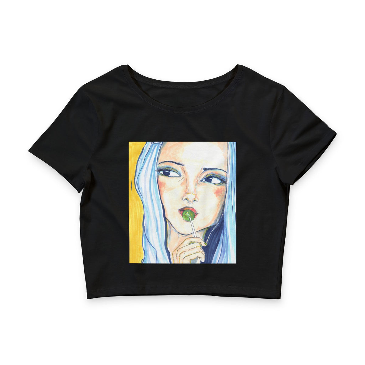 Ella Woods crop T shirt color
