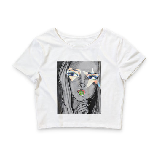 Ella Woods crop t shirt shapes