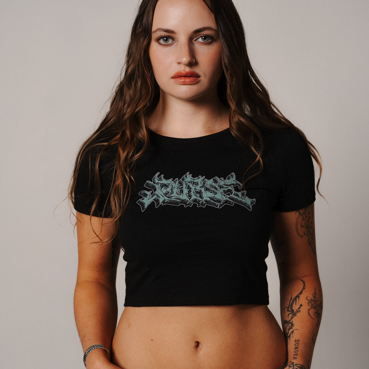 PURSE cropped T SHIRT