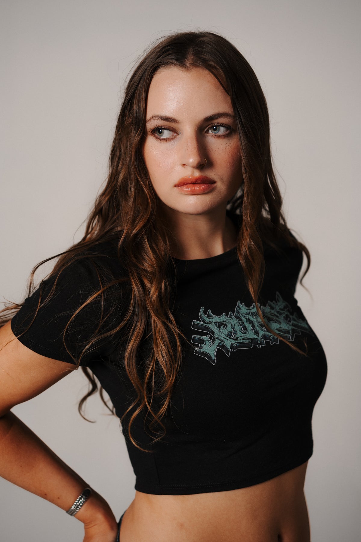 PURSE cropped T SHIRT