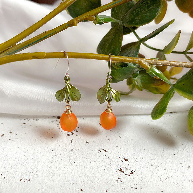 Retro Orange earrings