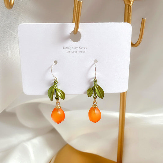 Retro Orange earrings