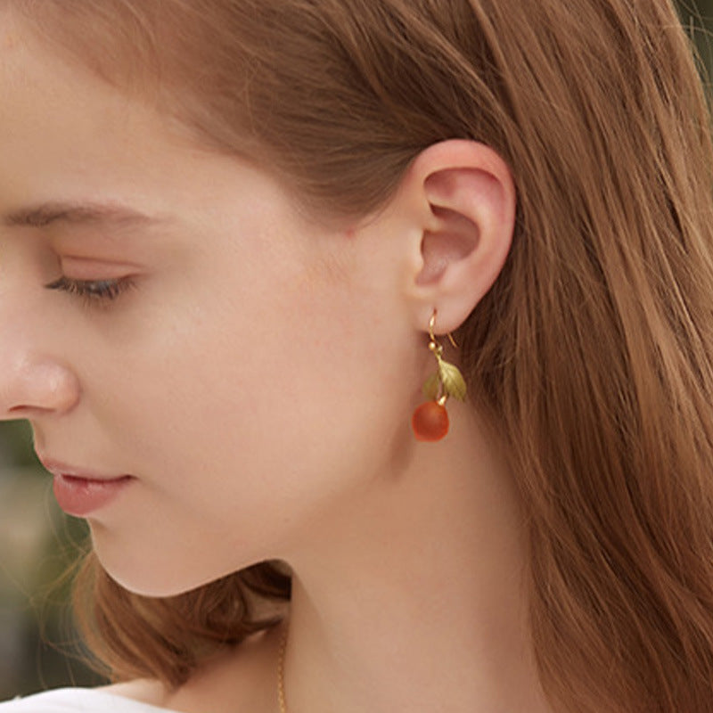 Retro Orange earrings